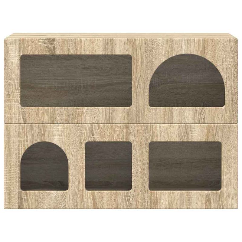 Casa si Gradina - Mobilier - Comode si corpuri - Comode - Bufet Stejar Sonoma 80.5 x 35 x 59 cm Lemn compozit - Infinity.ro