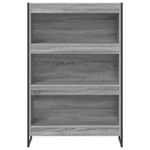 Casa si Gradina - Mobilier - Biblioteci si rafturi - Biblioteci - Dulap pentru carti Gri Sonoma 80 x 30 x 155 cm Lemn compozit - Infinity.ro