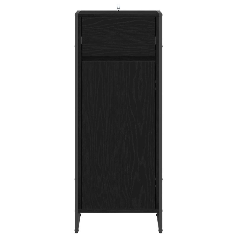 Casa si Gradina - Mobilier - Mobilier baie - Corpuri baie - Dulap de Baie Stejar Negru 40 x 30 x 100 cm Lemn compozit - Infinity.ro