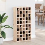 Casa si Gradina - Mobilier - Biblioteci si rafturi - Rafturi - Raft pentru vin 2 pcs natural 56 x 25 x 56 cm Lemn de pin masiv - Infinity.ro