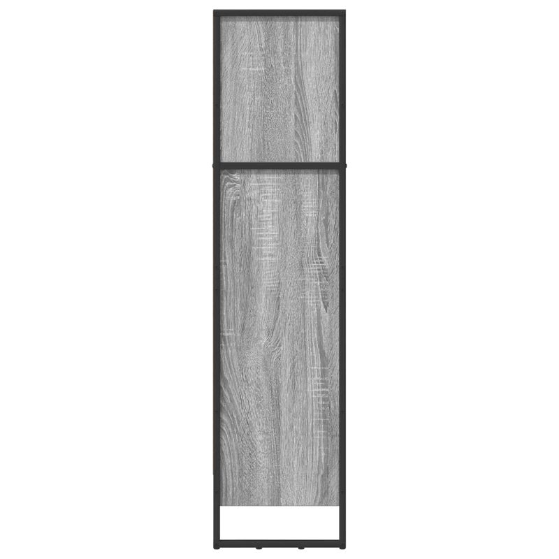 Casa si Gradina - Mobilier - Biblioteci si rafturi - Biblioteci - Dulap pentru carti Gri Sonoma 80 x 30 x 155 cm Lemn compozit - Infinity.ro