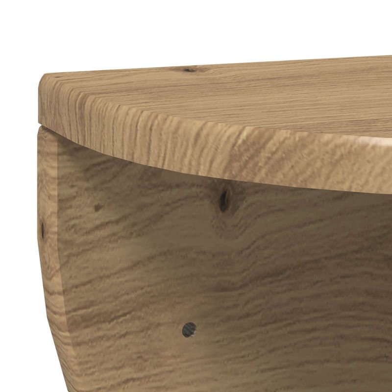 Casa si Gradina - Mobilier - Biblioteci si rafturi - Rafturi - Raft de perete Stejar Artizanal 38 x 19 x 19 cm Lemn compozit - Infinity.ro