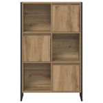Casa si Gradina - Mobilier - Biblioteci si rafturi - Biblioteci - Dulap pentru carti Stejar artizanal 68 x 30 x 108.5 cm - Infinity.ro