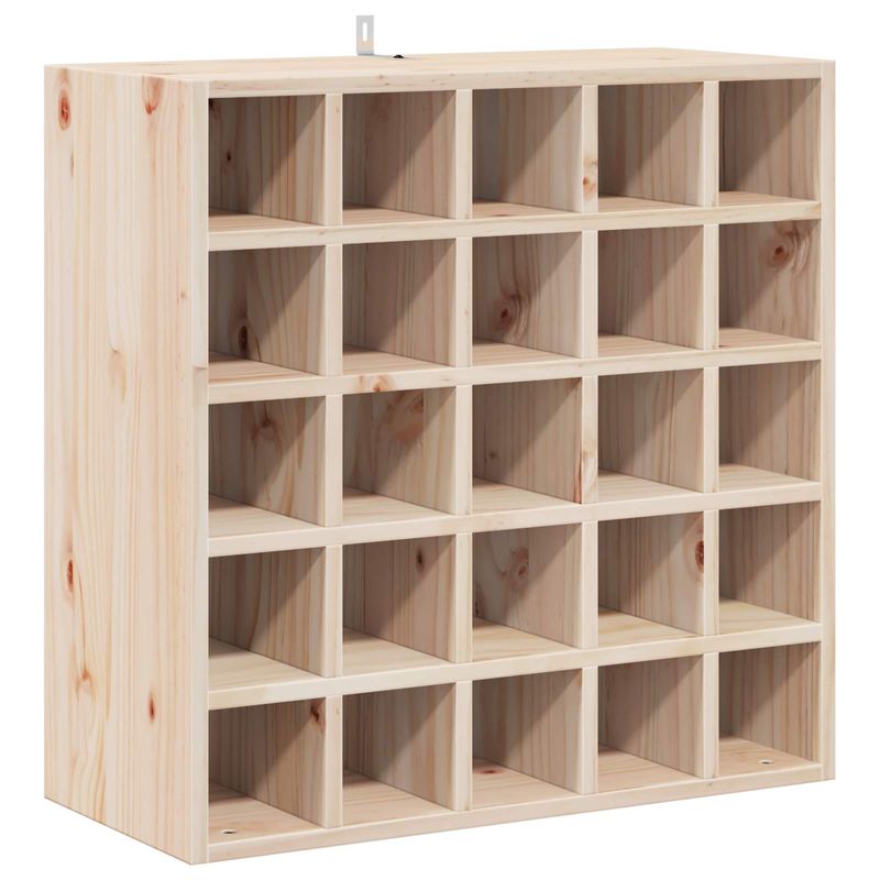 Casa si Gradina - Mobilier - Biblioteci si rafturi - Rafturi - Raft pentru vin 2 pcs natural 56 x 25 x 56 cm Lemn de pin masiv - Infinity.ro