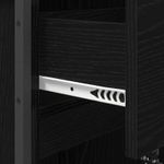 Casa si Gradina - Mobilier - Mobilier baie - Corpuri baie - Dulap de Baie Stejar Negru 40 x 30 x 100 cm Lemn compozit - Infinity.ro