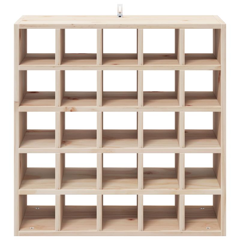Casa si Gradina - Mobilier - Biblioteci si rafturi - Rafturi - Raft pentru vin 2 pcs natural 56 x 25 x 56 cm Lemn de pin masiv - Infinity.ro