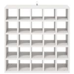 Casa si Gradina - Mobilier - Biblioteci si rafturi - Rafturi - Raft pentru vin 2 pcs Alb 56 x 25 x 56 cm Lemn de pin masiv - Infinity.ro