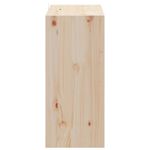 Casa si Gradina - Mobilier - Biblioteci si rafturi - Rafturi - Raft pentru vin 2 pcs natural 56 x 25 x 56 cm Lemn de pin masiv - Infinity.ro