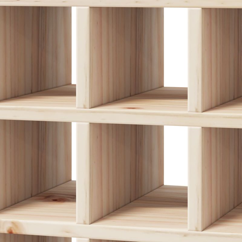 Casa si Gradina - Mobilier - Biblioteci si rafturi - Rafturi - Raft pentru vin 2 pcs natural 56 x 25 x 56 cm Lemn de pin masiv - Infinity.ro