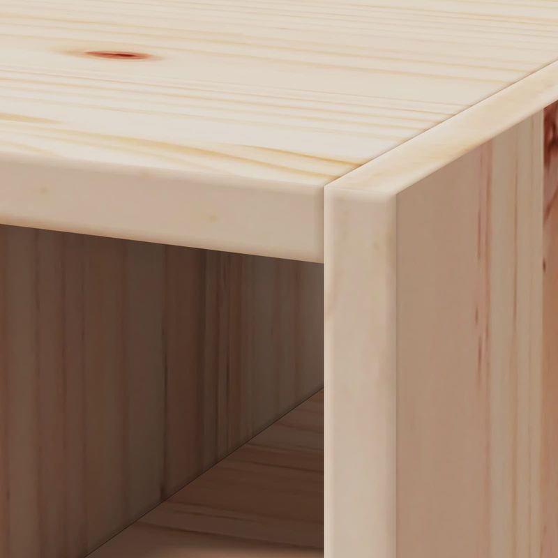 Casa si Gradina - Mobilier - Biblioteci si rafturi - Rafturi - Raft pentru vin 2 pcs natural 56 x 25 x 56 cm Lemn de pin masiv - Infinity.ro