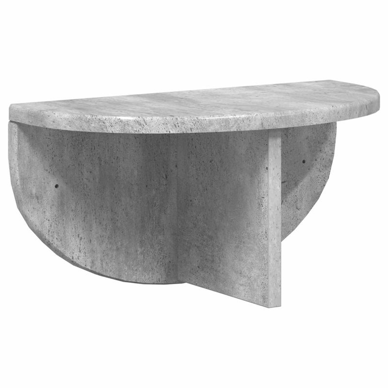 Casa si Gradina - Mobilier - Biblioteci si rafturi - Rafturi - Raft de perete Pe perete 2 pcs Gri din beton 38 x 19 x 19 cm - Infinity.ro