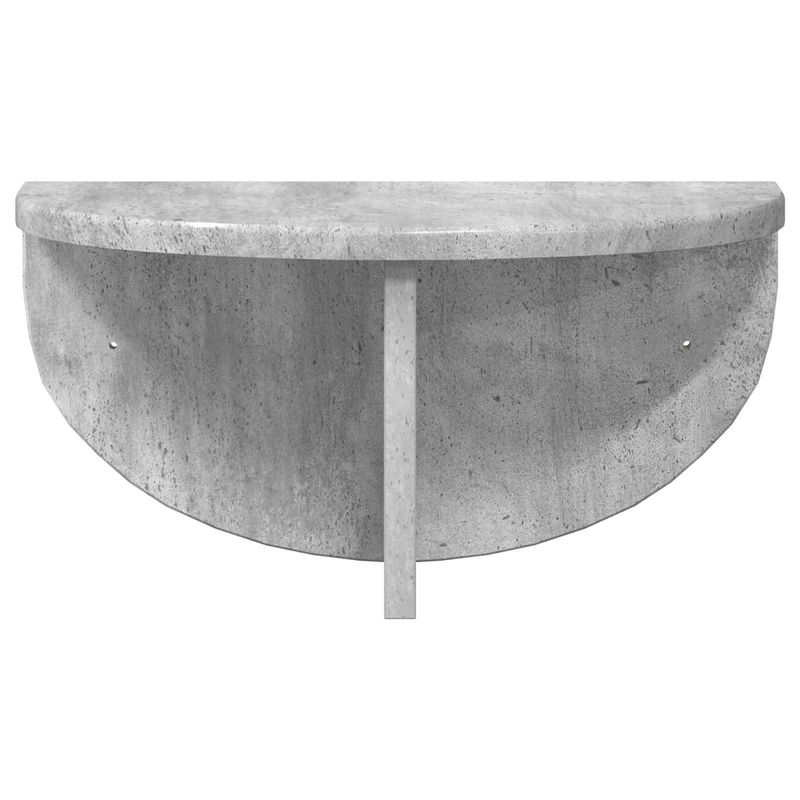 Casa si Gradina - Mobilier - Biblioteci si rafturi - Rafturi - Raft de perete Pe perete 2 pcs Gri din beton 38 x 19 x 19 cm - Infinity.ro
