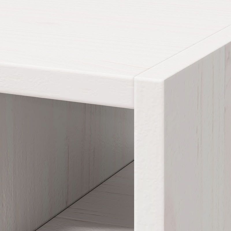 Casa si Gradina - Mobilier - Biblioteci si rafturi - Rafturi - Raft pentru vin 2 pcs Alb 56 x 25 x 56 cm Lemn de pin masiv - Infinity.ro