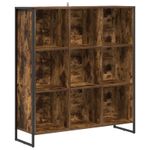 Casa si Gradina - Mobilier - Biblioteci si rafturi - Biblioteci - Dulap pentru carti Stejar fumuriu 99.5 x 30 x 108.5 cm - Infinity.ro