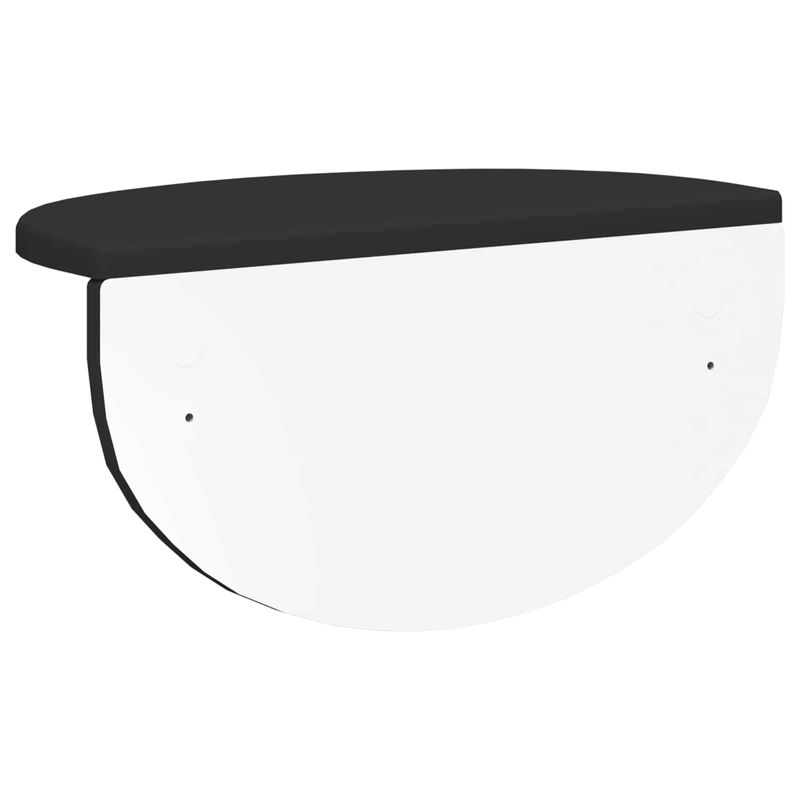 Casa si Gradina - Mobilier - Biblioteci si rafturi - Rafturi - Raft de perete 2 pcs Negru 38 x 19 x 19 cm Lemn compozit - Infinity.ro