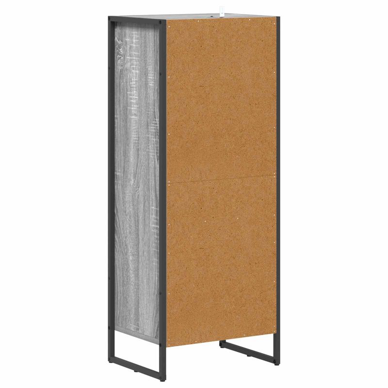Casa si Gradina - Mobilier - Mobilier baie - Corpuri baie - Dulap de Baie cu usa Gri Sonoma 40 x 30 x 100 cm Lemn compozit - Infinity.ro