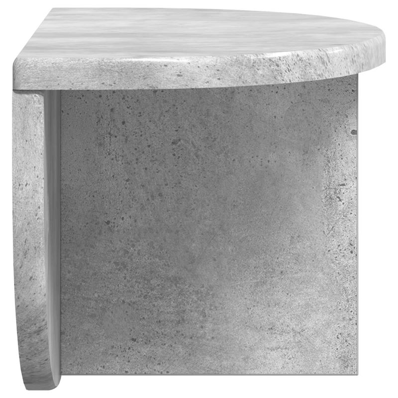 Casa si Gradina - Mobilier - Biblioteci si rafturi - Rafturi - Raft de perete Pe perete 2 pcs Gri din beton 38 x 19 x 19 cm - Infinity.ro