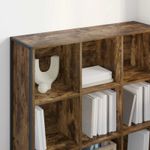 Casa si Gradina - Mobilier - Biblioteci si rafturi - Biblioteci - Dulap pentru carti Stejar fumuriu 99.5 x 30 x 108.5 cm - Infinity.ro