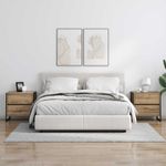 Casa si Gradina - Mobilier - Comode si corpuri - Noptiere - Noptiera 2 pcs Stejar artizanal 50 x 39.5 x 50 cm Lemn compozit - Infinity.ro