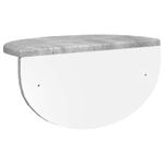 Casa si Gradina - Mobilier - Biblioteci si rafturi - Rafturi - Raft de perete Pe perete 2 pcs Gri din beton 38 x 19 x 19 cm - Infinity.ro