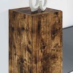 Casa si Gradina - Mobilier - Comode si corpuri - Comode - Dulap TV de perete Stejar fumuriu 30 x 31 x 80 cm Lemn compozit - Infinity.ro