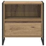 Casa si Gradina - Mobilier - Comode si corpuri - Noptiere - Noptiera Stejar artizanal 50 x 39,5 x 50 cm Lemn compozit - Infinity.ro