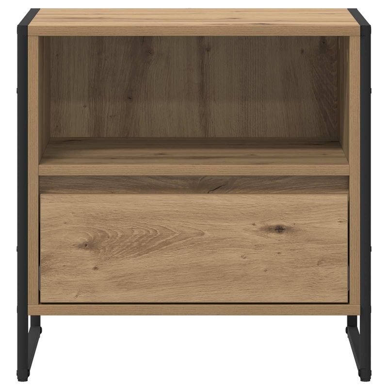 Casa si Gradina - Mobilier - Comode si corpuri - Noptiere - Noptiera Stejar artizanal 50 x 39,5 x 50 cm Lemn compozit - Infinity.ro