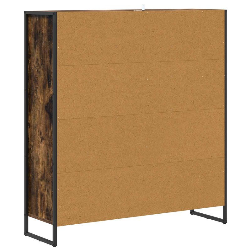 Casa si Gradina - Mobilier - Biblioteci si rafturi - Biblioteci - Dulap pentru carti Stejar fumuriu 99.5 x 30 x 108.5 cm - Infinity.ro