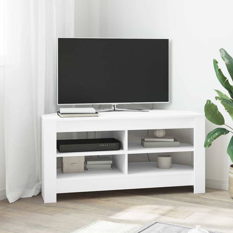 Casa si Gradina - Mobilier - Comode si corpuri - Comode - DulapdecoltpentruTV Alb 102 x 40,5 x 45 cm Lemn compozit - Infinity.ro
