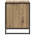 Casa si Gradina - Mobilier - Comode si corpuri - Noptiere - Noptiera Stejar artizanal 50 x 39,5 x 50 cm Lemn compozit - Infinity.ro