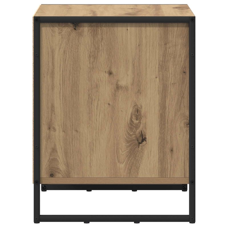 Casa si Gradina - Mobilier - Comode si corpuri - Noptiere - Noptiera 2 pcs Stejar artizanal 50 x 39.5 x 50 cm Lemn compozit - Infinity.ro
