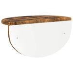 Casa si Gradina - Mobilier - Biblioteci si rafturi - Rafturi - Raft de perete Pe perete 2 pcs Stejar fumuriu 38 x 19 x 19 cm - Infinity.ro
