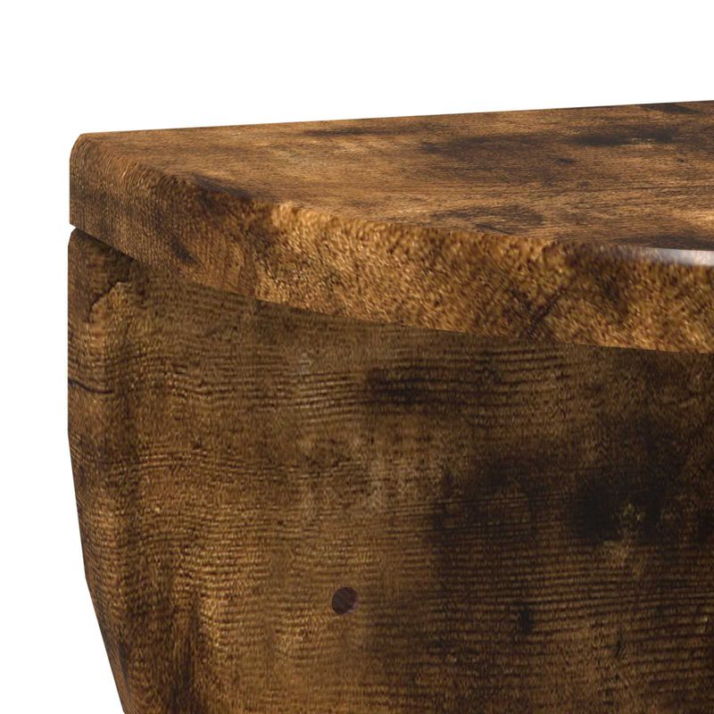 Casa si Gradina - Mobilier - Biblioteci si rafturi - Rafturi - Raft de perete Pe perete 2 pcs Stejar fumuriu 38 x 19 x 19 cm - Infinity.ro