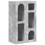 Casa si Gradina - Mobilier - Comode si corpuri - Comode - Bufet Gri din beton 59 x 35 x 100,5 cm Lemn compozit - Infinity.ro