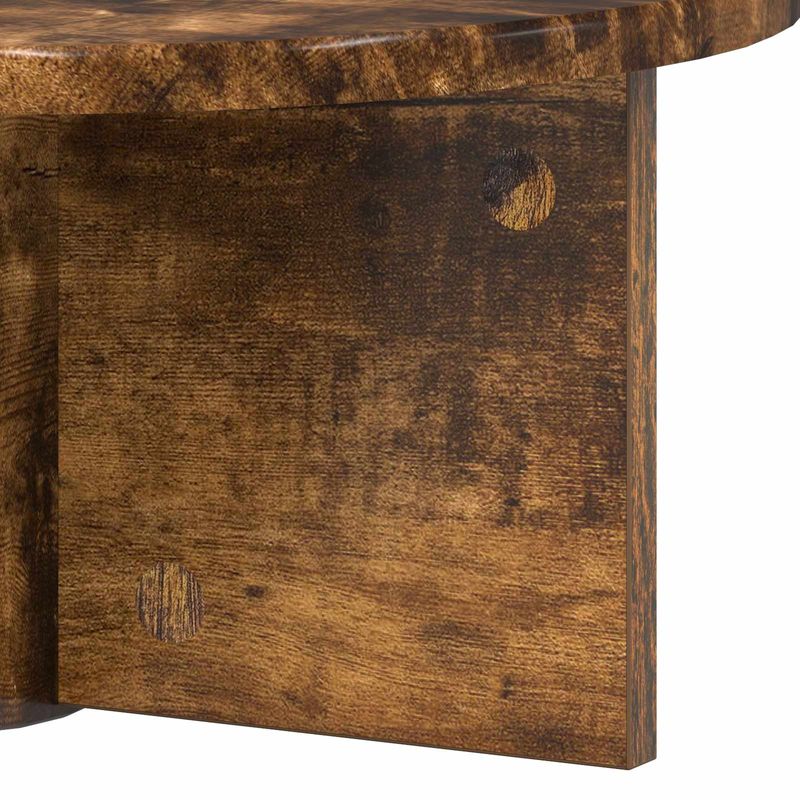 Casa si Gradina - Mobilier - Biblioteci si rafturi - Rafturi - Raft de perete Pe perete 2 pcs Stejar fumuriu 38 x 19 x 19 cm - Infinity.ro