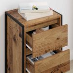 Casa si Gradina - Mobilier - Comode si corpuri - Comode - Bufet cu sertar Lemn Vechi 42 x 36 x 75.5 cm Lemn compozit - Infinity.ro