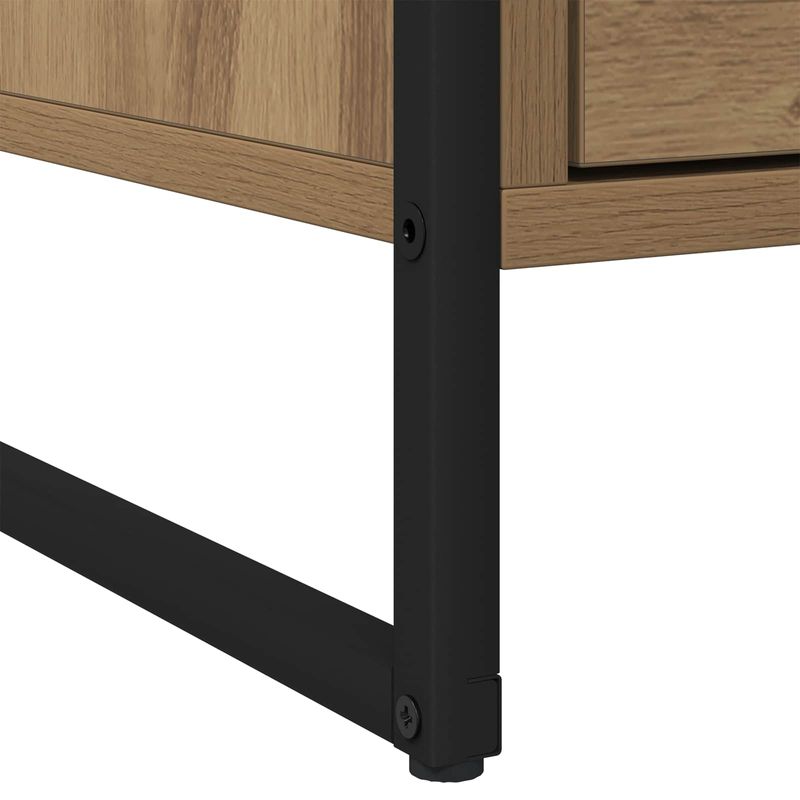 Casa si Gradina - Mobilier - Comode si corpuri - Noptiere - Noptiera Stejar artizanal 50 x 39,5 x 50 cm Lemn compozit - Infinity.ro