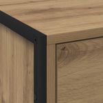 Casa si Gradina - Mobilier - Comode si corpuri - Noptiere - Noptiera 2 pcs Stejar artizanal 50 x 39.5 x 50 cm Lemn compozit - Infinity.ro