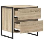 Casa si Gradina - Mobilier - Comode si corpuri - Noptiere - Noptiera cu sertar 2 pcs Sonoma 50 x 39.5 x 50 cm Lemn compozit - Infinity.ro