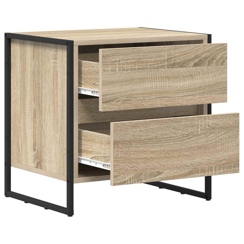 Casa si Gradina - Mobilier - Comode si corpuri - Noptiere - Noptiera cu sertar 2 pcs Sonoma 50 x 39.5 x 50 cm Lemn compozit - Infinity.ro