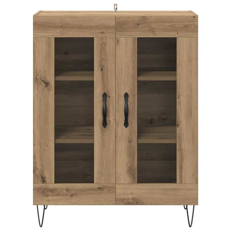 Casa si Gradina - Mobilier - Comode si corpuri - Comode - Bufet Stejar Artizanal 69,5 x 34 x 90 cm Lemn compozit - Infinity.ro