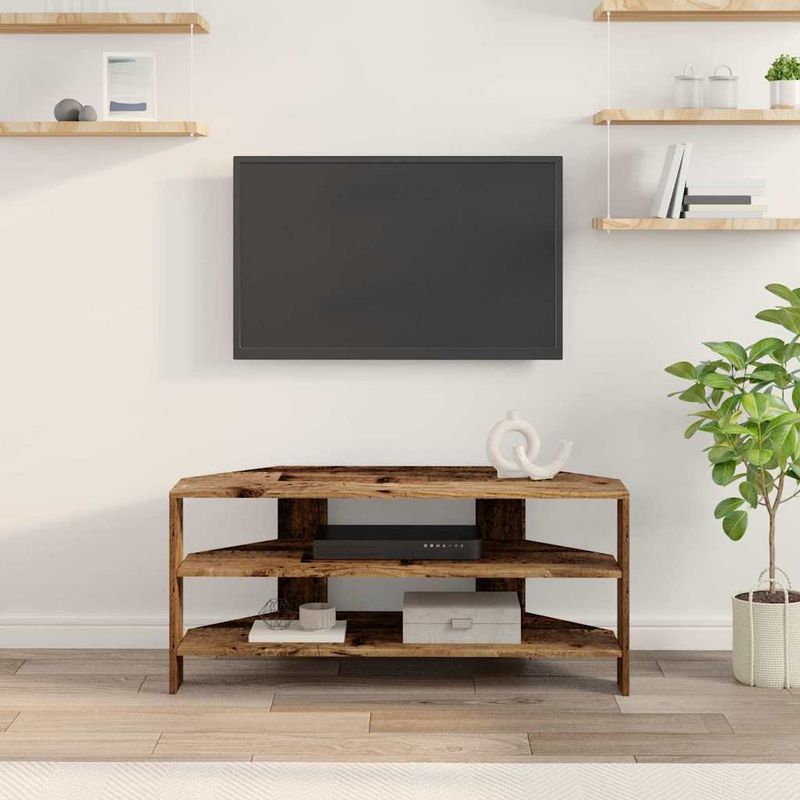 Casa si Gradina - Mobilier - Comode si corpuri - Comode - DulapdecoltpentruTV Lemn Vechi 102x40,5x45cm Lemn compozit - Infinity.ro
