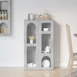 Casa si Gradina - Mobilier - Comode si corpuri - Comode - Bufet Gri din beton 59 x 35 x 100,5 cm Lemn compozit - Infinity.ro