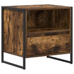 Casa si Gradina - Mobilier - Comode si corpuri - Noptiere - Noptiera 2 pcs Stejar fumuriu 50 x 39,5 x 50 cm Lemn compozit - Infinity.ro