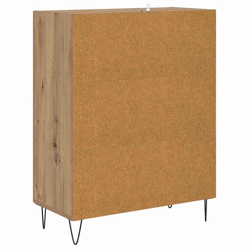 Casa si Gradina - Mobilier - Comode si corpuri - Comode - Bufet Stejar Artizanal 69,5 x 34 x 90 cm Lemn compozit - Infinity.ro