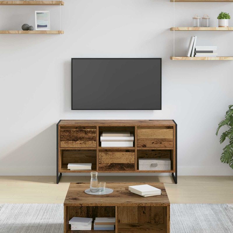 Casa si Gradina - Mobilier - Comode si corpuri - Comode - Cabinet TV Lemn Vechi 100 x 36 x 49,5 cm Lemn compozit - Infinity.ro
