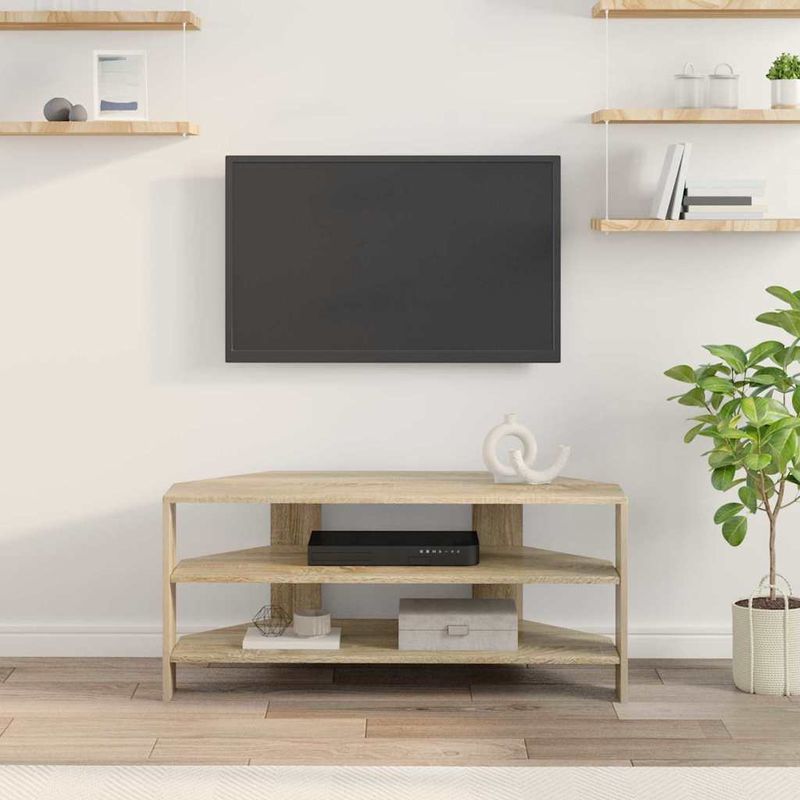 Casa si Gradina - Mobilier - Comode si corpuri - Comode - DulapdecoltpentruTV Stejar Sonoma 102x40,5x45cm Lemn compozit - Infinity.ro