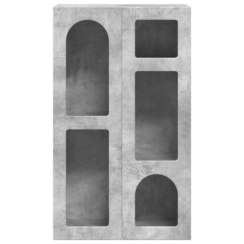 Casa si Gradina - Mobilier - Comode si corpuri - Comode - Bufet Gri din beton 59 x 35 x 100,5 cm Lemn compozit - Infinity.ro