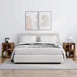 Casa si Gradina - Mobilier - Comode si corpuri - Noptiere - Noptiera 2 pcs Stejar fumuriu 40 x 35 x 50 cm Lemn compozit - Infinity.ro