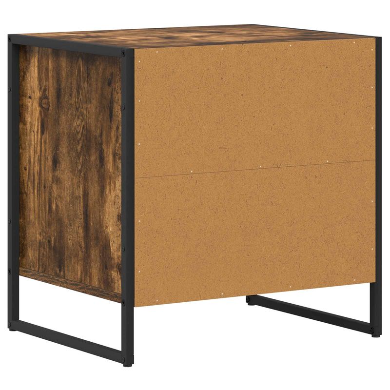 Casa si Gradina - Mobilier - Comode si corpuri - Noptiere - Noptiera 2 pcs Stejar fumuriu 50 x 39,5 x 50 cm Lemn compozit - Infinity.ro